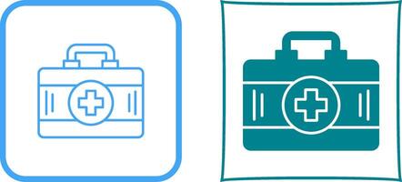 First Aid Kit Icon Design vector