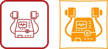 Defribillator Icon Design vector