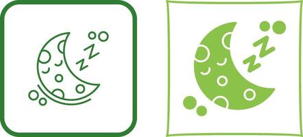 Sleeping Icon Design vector