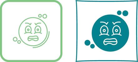 Angry Icon Design vector