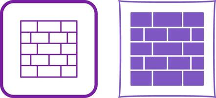 Wall Icon Design vector