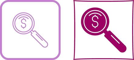 magnifier Icon Design vector