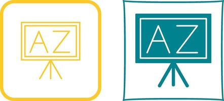 From A To Z Icon Design vector