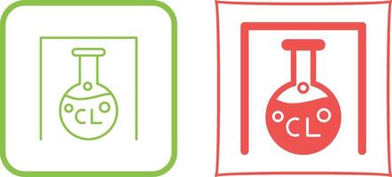 Flask Icon Design vector