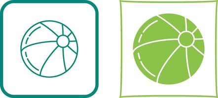 Beach Ball Icon Design vector