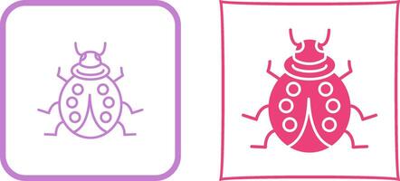 Ladybug Icon Design vector