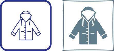 Raincoat Icon Design vector