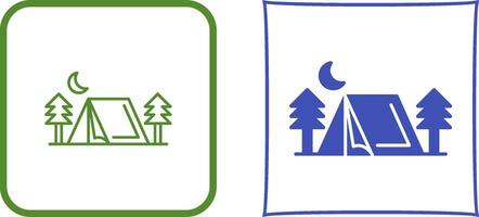 Tent Icon Design vector