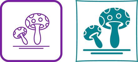 Mushroom Icon Design vector