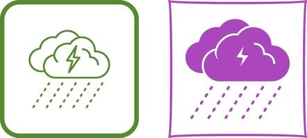 Rainy Day Icon Design vector
