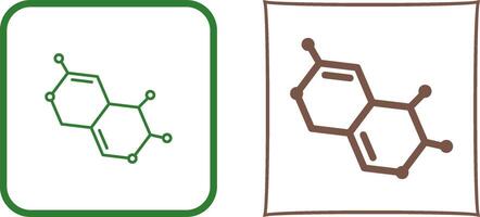 diseño de icono de molécula vector