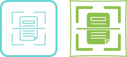 Scan Icon Design vector