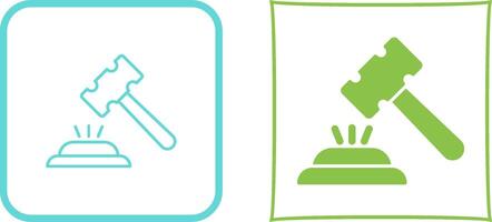 Gavel Icon Design vector