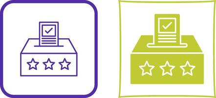 Ballot Icon Design vector