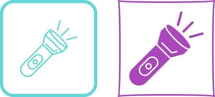 Flash Light Icon Design vector
