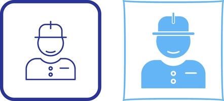 Worker Icon Design vector