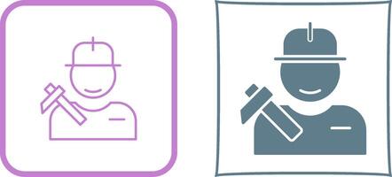 Worker Icon Design vector