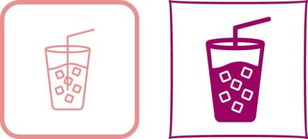 Cold Drink Icon Design vector