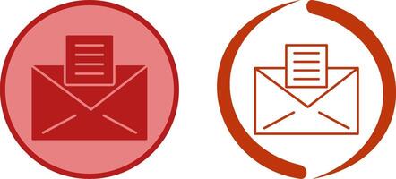 Email Documents Icon Design vector