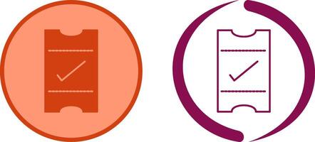 Passes Icon Design vector