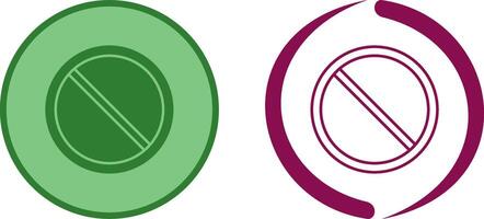 Prohibited Icon Design vector