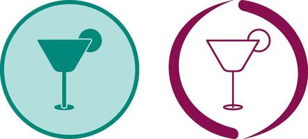 Cocktail Drink Icon Design vector