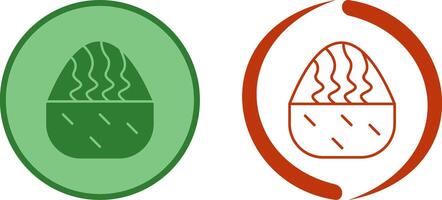 Cream Muffin Icon Design vector