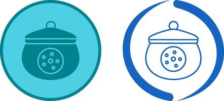 Cookie Jar Icon Design vector