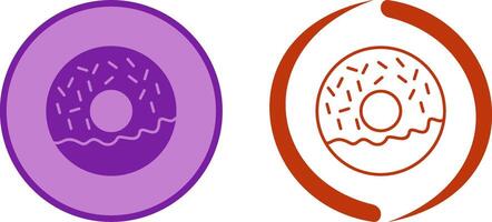 Doughnut Icon Design vector