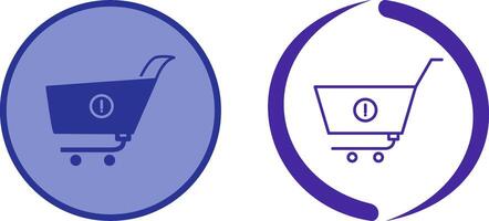 Unique Warning Icon Design vector
