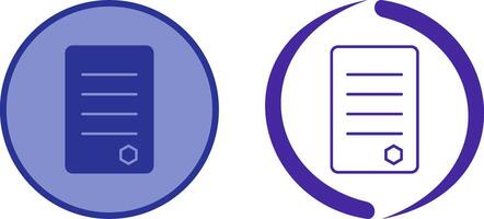 Unique Reports Icon Design vector