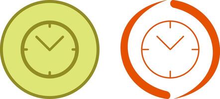 Unique Clock Icon Design vector