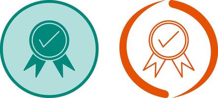 Unique Quality Control Icon Design vector