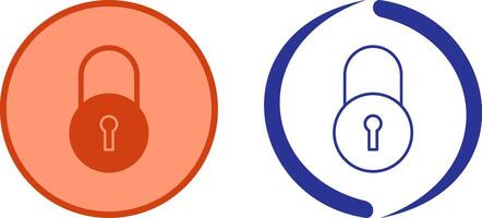 Unique Closed Access Icon Design vector