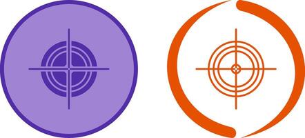 Unique Target Icon Design vector