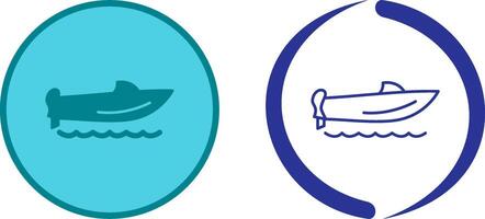 Speed Boat Icon Design vector