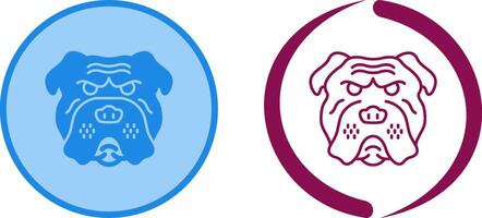 Bulldog Icon Design vector