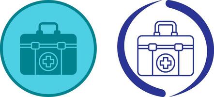 First Aid Kit Icon Design vector