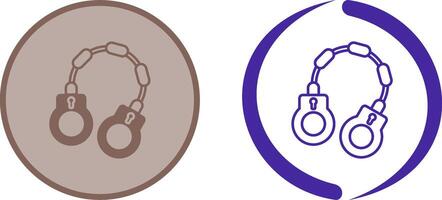 Handcuff Icon Design vector