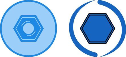 Nut Icon Design vector
