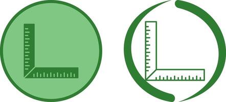 square Ruler Icon Design vector