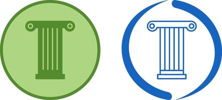 Pillar Icon Design vector