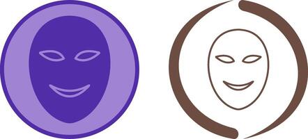 Ancient Face Mask Icon Design vector