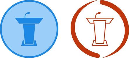 Podium Icon Design vector