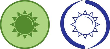 Sun Icon Design vector