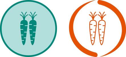 Carrots Icon Design vector