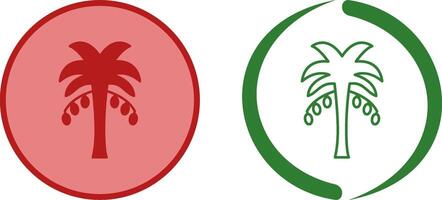 Coconut trees Icon Design vector