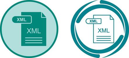 xml icono diseño vector