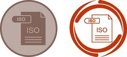 ISO Icon Design vector