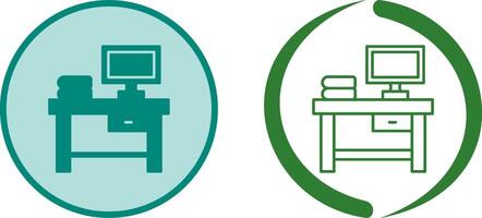 Table Icon Design vector
